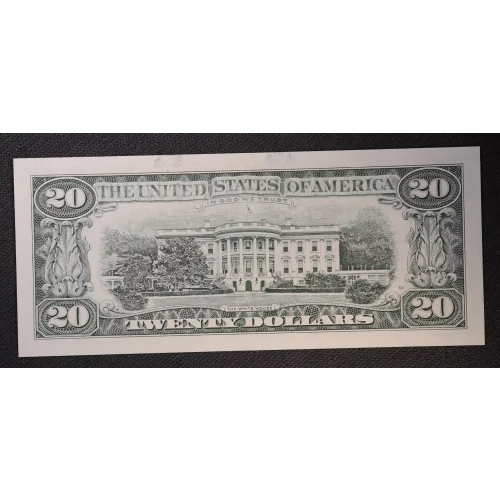 $20 1985 blue-Green seal. Small Size $20 Federal Reserve Notes 2075-E (3)