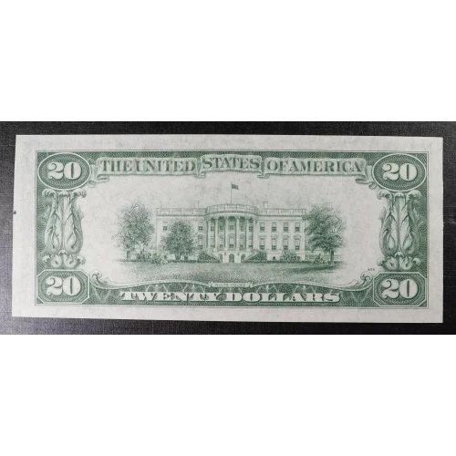 $20  blue-Green seal. Small Size $20 Federal Reserve Notes 2054a-Im (3)