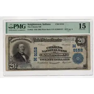 $20  Blue Seal Third Charter Period 652