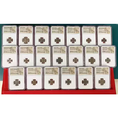 20 Different Ancient Roman Coins in NGC Slabs