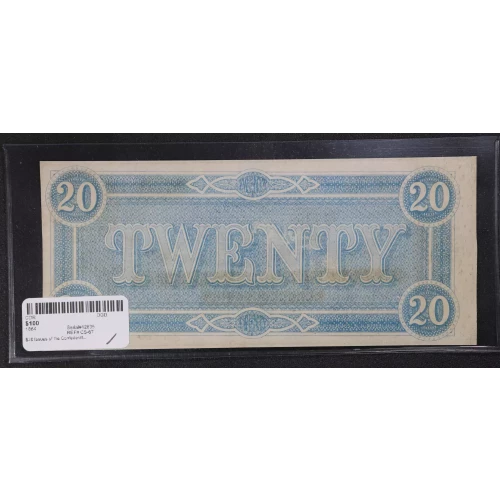 $20   Issues of the Confederate States of America CS-67 (3)