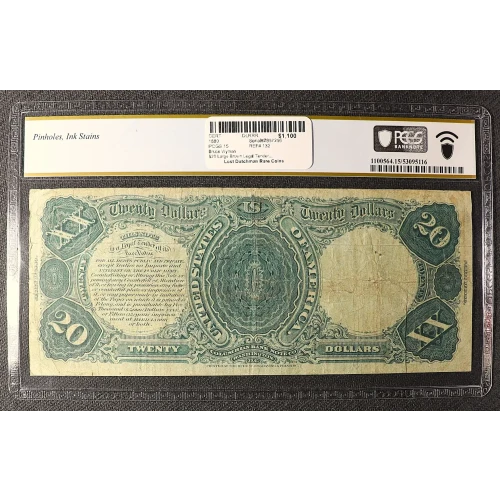 $20  Large Brown Legal Tender Issues 132 (2)