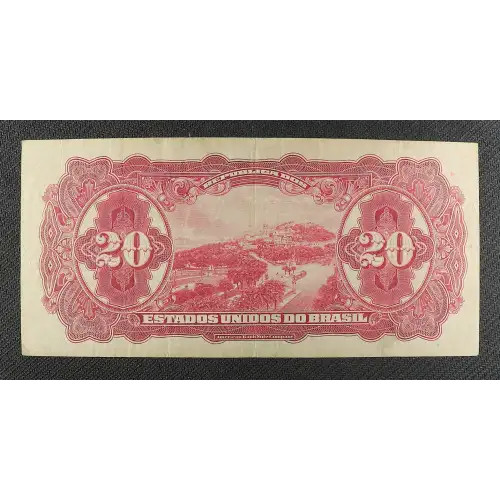 20 Mil Reis 18.12.1926, Provisional Issue a. Issued note Brazil 104 (3)