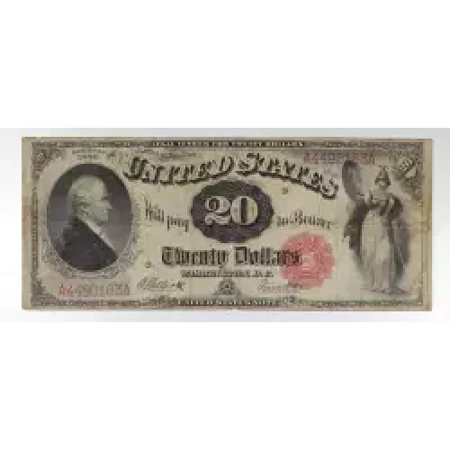 $20  Small Red, scalloped Legal Tender Issues 147