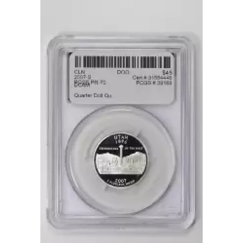 2007-S 25C Utah Silver, DCAM