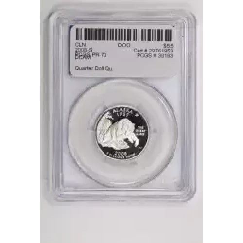 2008-S 25C Alaska Silver, DCAM