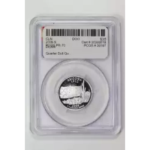 2008-S 25C Arizona Silver, DCAM