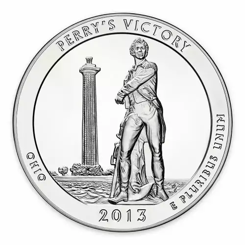 2013 5 oz Silver America the Beautiful Perry's Victory and Peace Park (2)