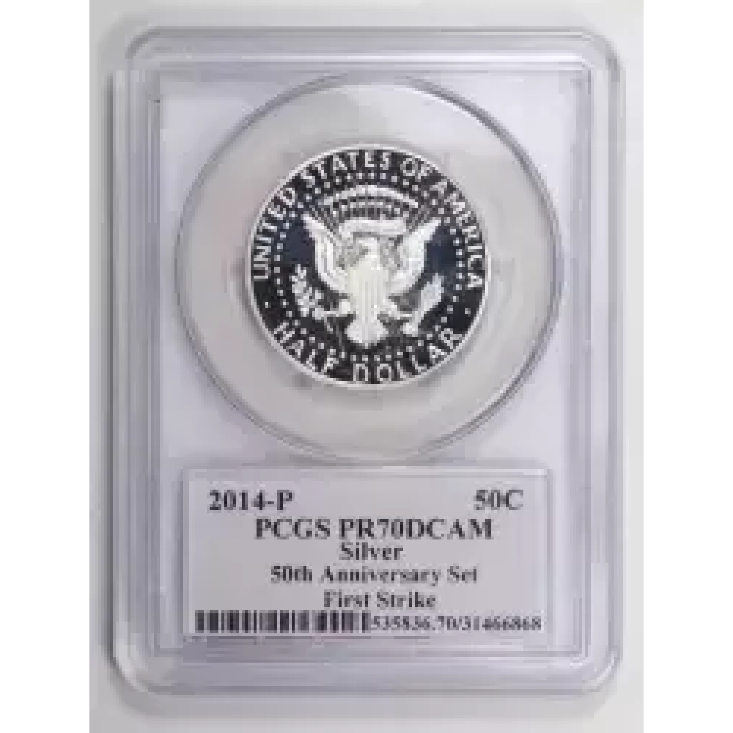 2014-P 50C Silver First Strike Moy Signature 50th Anniversary Set, DCAM