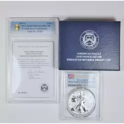 2019-S $1 Silver Eagle Enhanced Rev PR First Strike