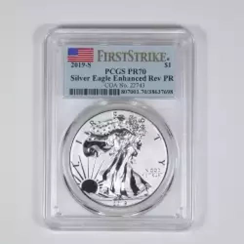 2019-S $1 Silver Eagle Enhanced Rev PR First Strike (2)