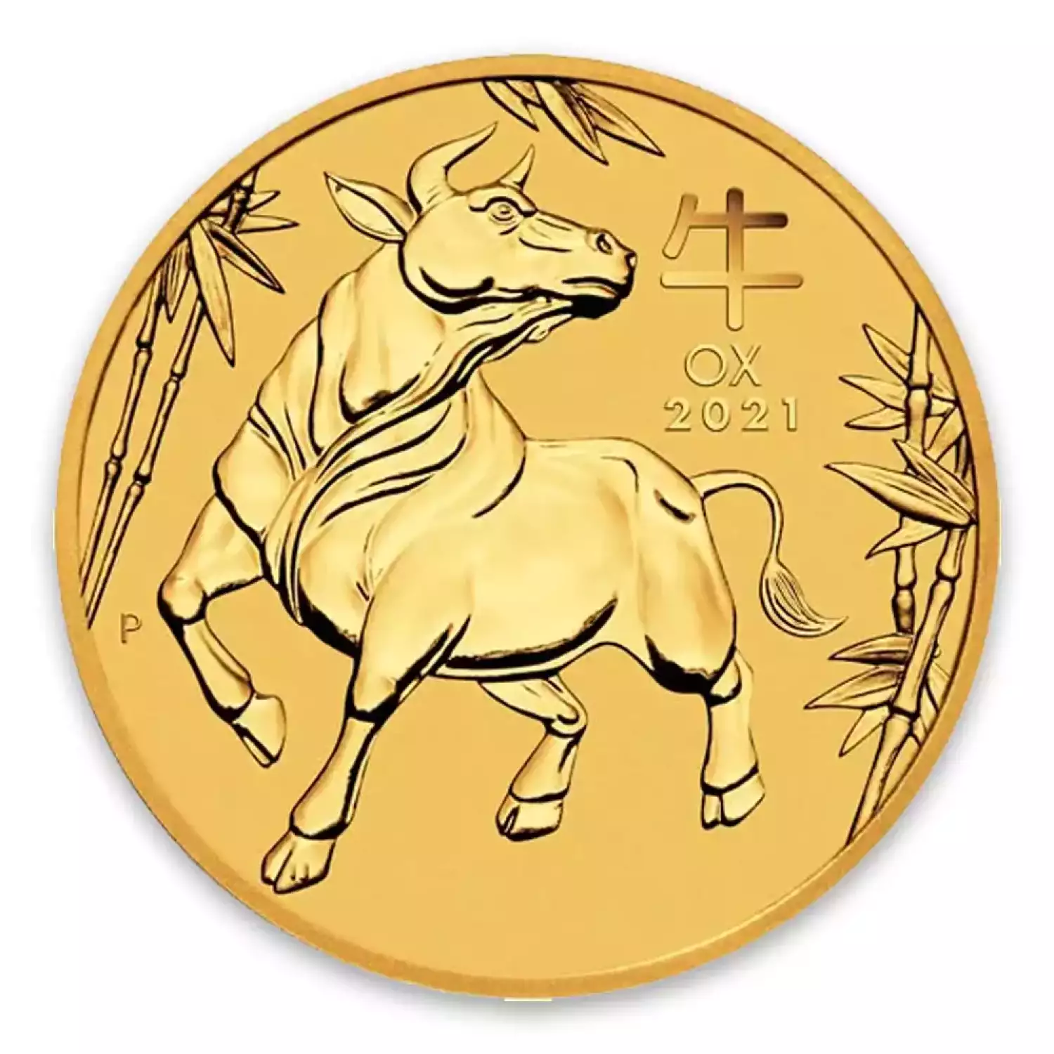 2021 1oz Perth Mint Lunar Series: Year of the Ox Gold Coin (2)
