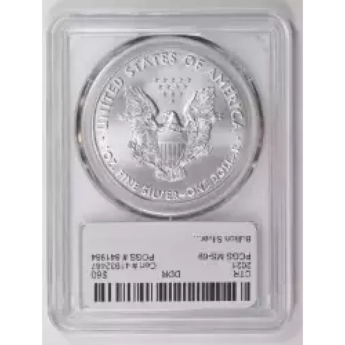 2021-(W) $1 Silver Eagle - Type 1 Struck at West Point First Strike (2)