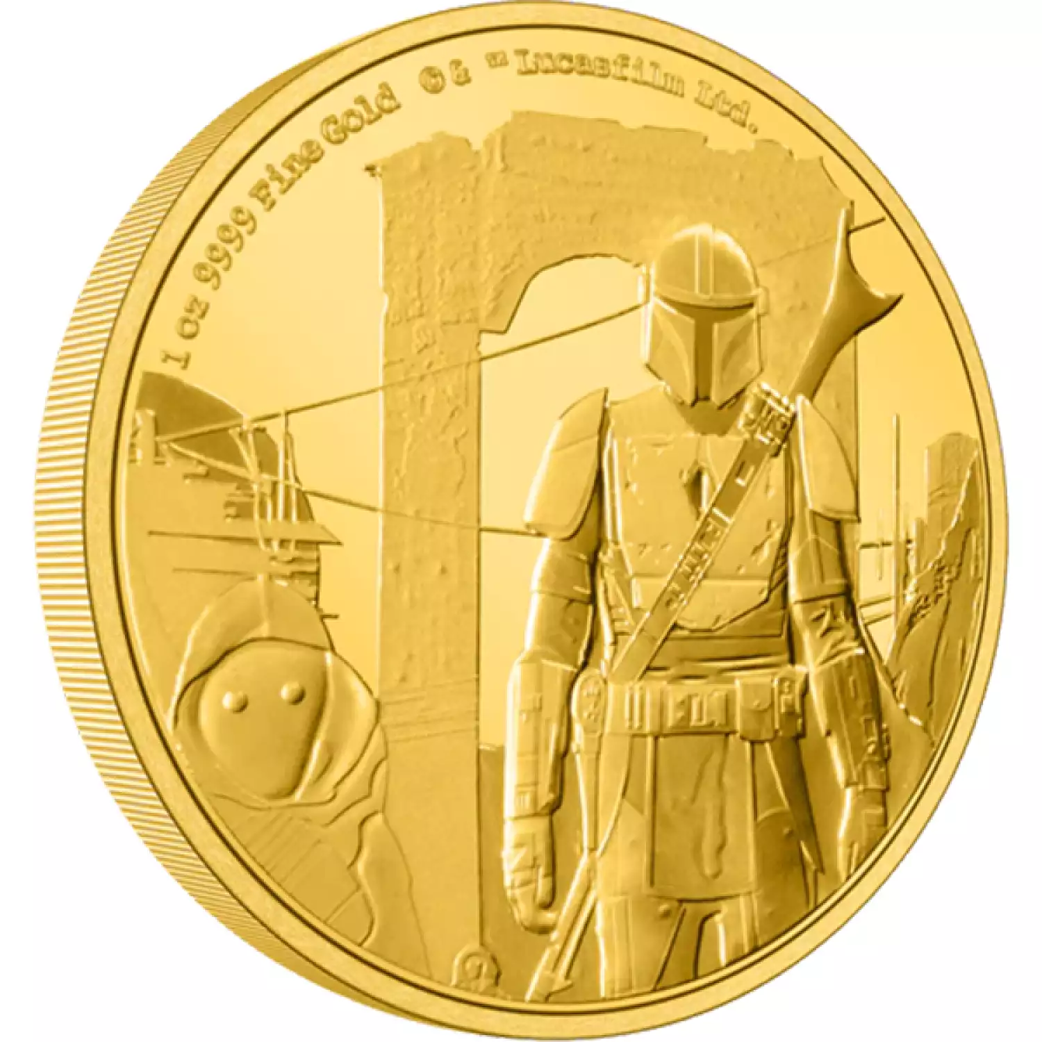 2022 1oz The Madalorian Classic gold coin (2)