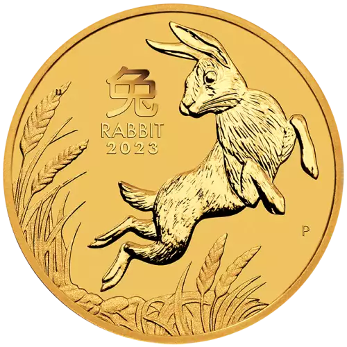 2023 1/20oz Australian Perth Mint Gold Lunar III: Year of the Rabbit (2)
