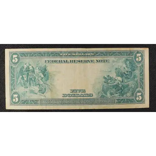 $5 1914 Blue Seal Federal Reserve Notes 865 (2)