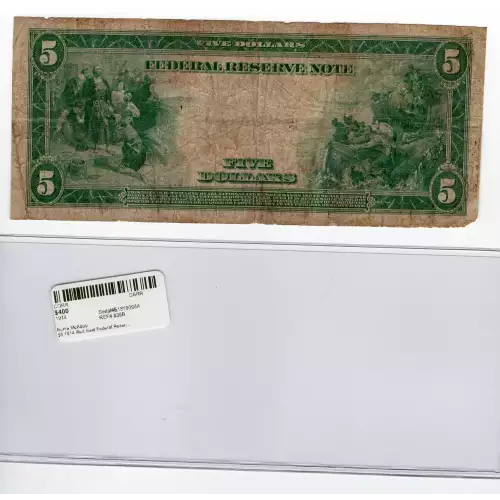 $5 1914 Red Seal Federal Reserve Notes 836B (2)