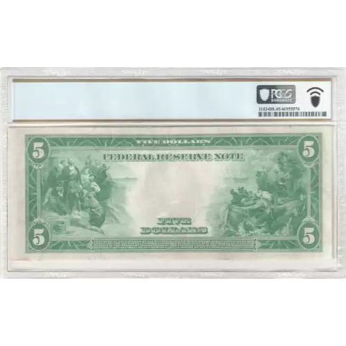 $5 1914 Red Seal Federal Reserve Notes 867A (3)