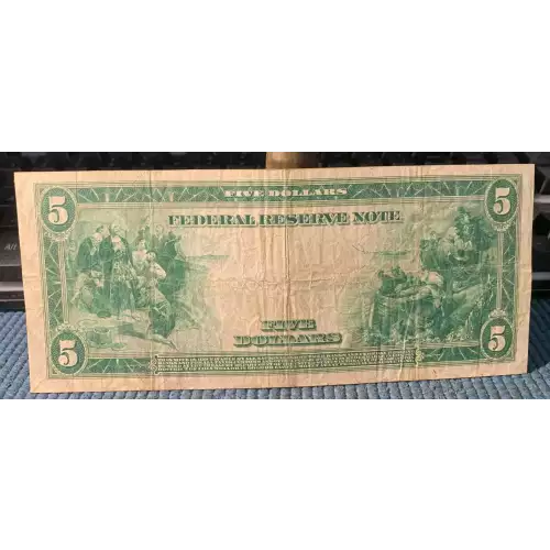 $5 1914 Red Seal Federal Reserve Notes 891A (3)