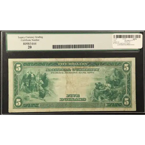 $5 1918  Federal Reserve Bank Notes 794