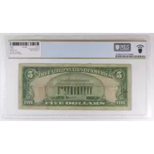 $5 1929 Small brown seal Small National Bank Notes 1800-1