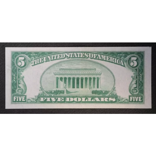 $5 1934 blue seal. Small Silver Certificates 1650 (3)