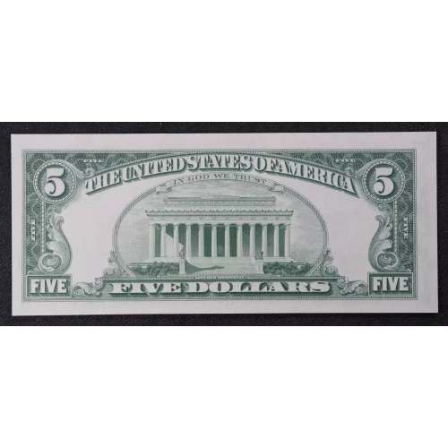 $5 1963 red seal. Small Legal Tender Notes 1536* (2)