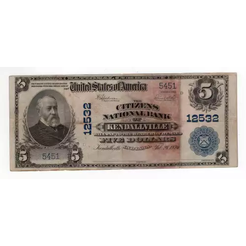 $5  Blue Seal Third Charter Period 609