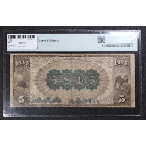 $5  Brown Seal and Brown Back Second Charter Period 477 (2)