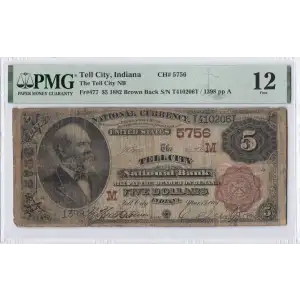 $5  Brown Seal and Brown Back Second Charter Period 477 (2)