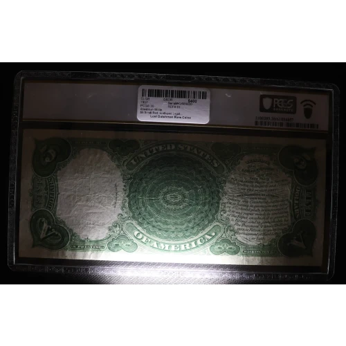 $5  Small Red, scalloped Legal Tender Issues 91