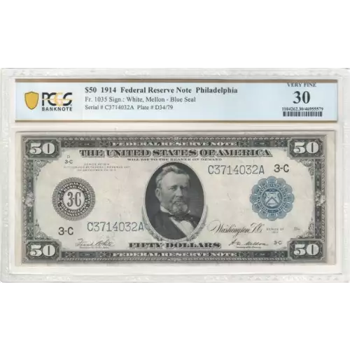 $50 1914 Red Seal Federal Reserve Notes 1035 (2)