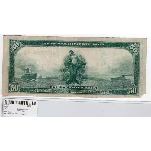 $50 1914 Red Seal Federal Reserve Notes 1039A (2)