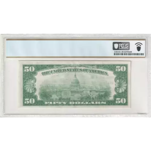 $50 1929 brown seal Small Federal Reserve Bank Notes 1880-L (3)