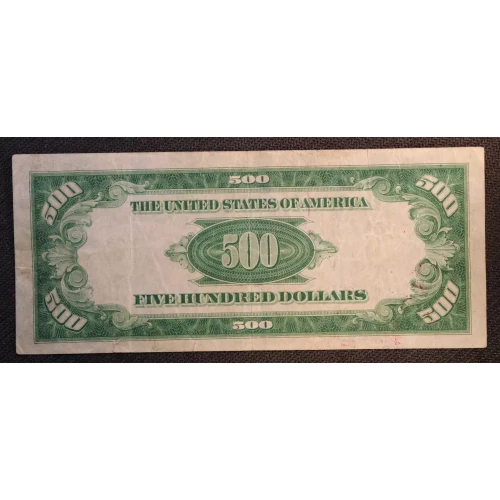 $500 1928  High Denomination Notes 2200-G (3)
