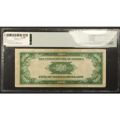 $500 1934  High Denomination Notes 2201-G