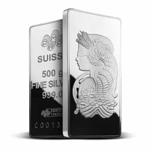 500g PAMP Silver Bar