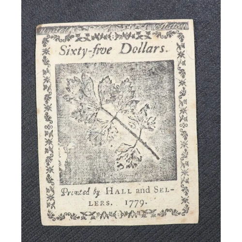 $65 January 14, 1779  CONTINENTAL CURRENCY CC-100 (2)