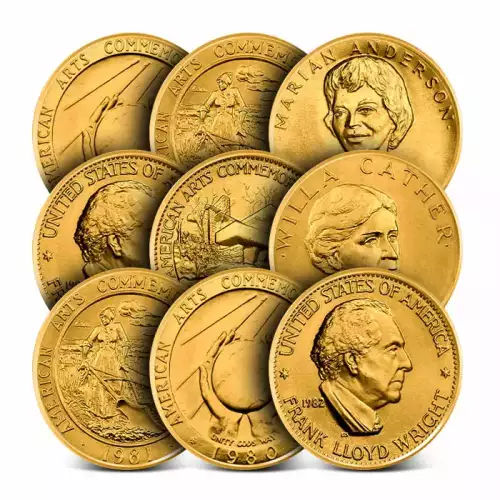 American Gold Art Medallion - 1/2oz - any design (1)