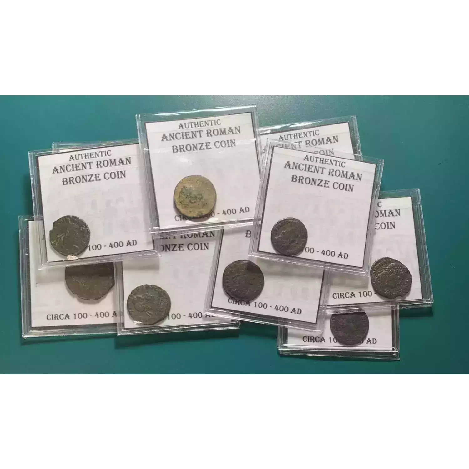 Ancient Roman Bronze Coin Circa 100-400 AD