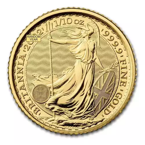 Any Year 1/10oz British Gold Britannia 