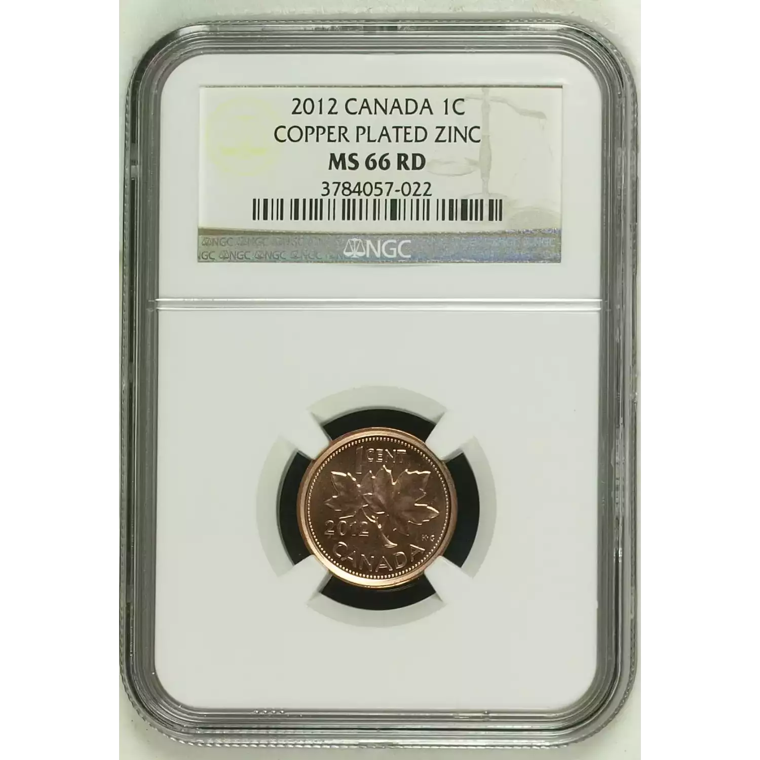 CANADA Copper Plated Steel CENT