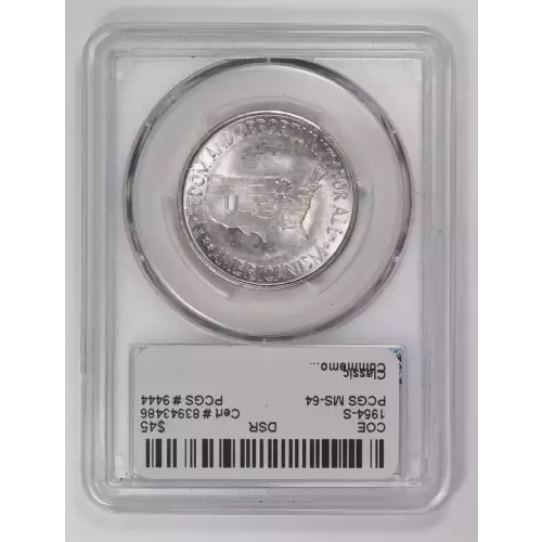 Classic Commemorative Silver---Carver/Washington Commemorative 1951-1954-Silver- 0.5 Dollar (2)