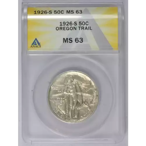 Classic Commemorative Silver Oregon Trail Memorial 1926 -1939 Silver -  0.5 Dollar
