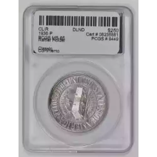 Classic Commemorative Silver--- York County, Maine, Tercentenary 1936 -Silver- 0.5 Dollar (2)