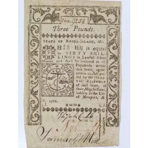 Colonial Currency
