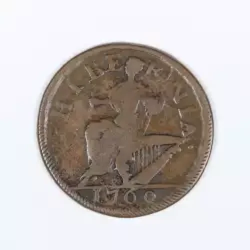 Colonial-Early American and Related Tokens-Hibernia-Voce Populi Coins-Halfpenny -copper- 1 Halfpenny