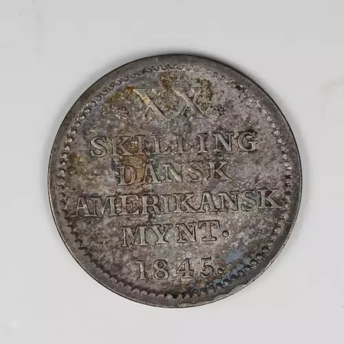 DANISH WEST INDIES Silver 20 SKILLING (3)