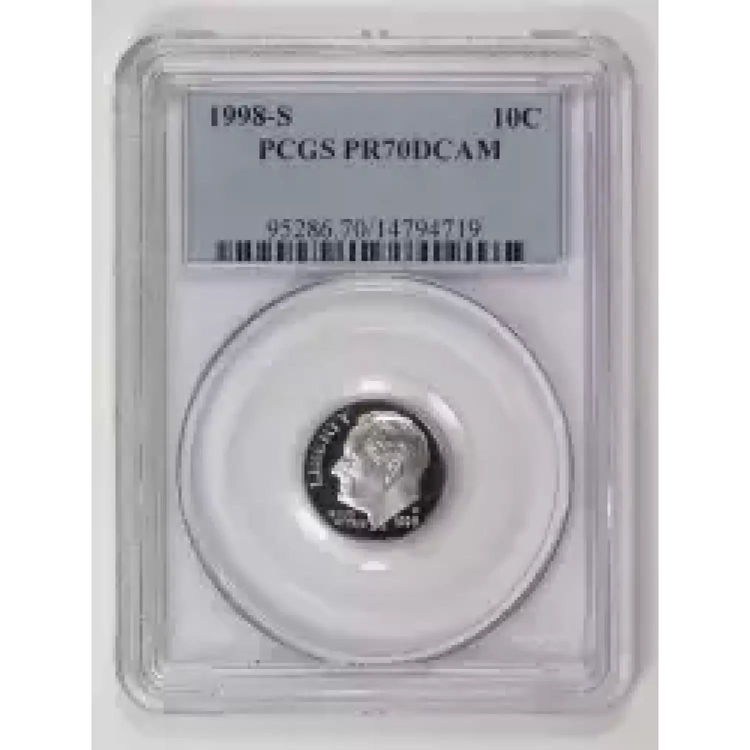 1998S PCGS PR70 DCAM Dimes Roosevelt Lost Dutchman Rare Coins