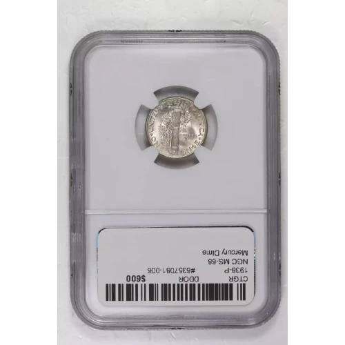 Dimes---Winged Liberty Head or Mercury 1916-1945 -Silver- 1 Dime (2)